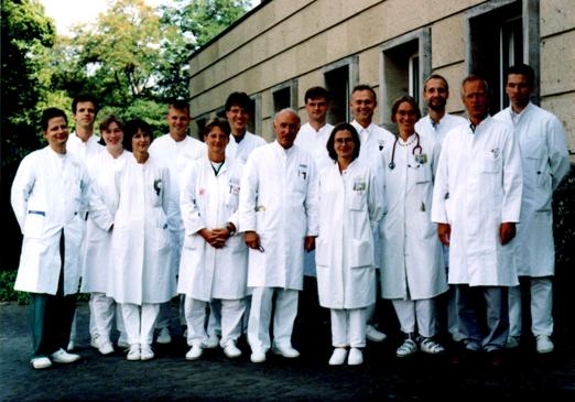 Das �rzteteam der Medizinischen Klinik K�ln-Hohenlind